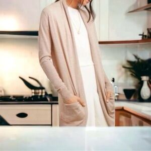 Wilfred Cream Longline Cardigan